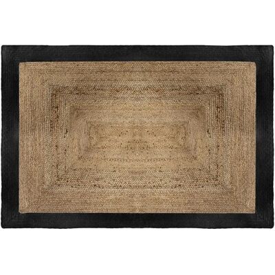 Tappeto in iuta Atmosphera 168857J - Rettangolare, ecologico, bordo moderno Tappeto in iuta Atmosphera 168857J - Rettangolare, ecologico, bordo moderno