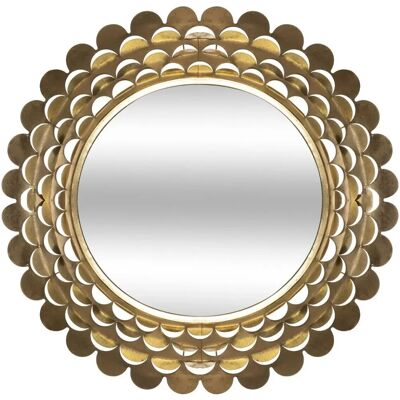 Atmosphera 169329 Wandspiegel - Gold, 91cm, Dekorativ Atmosphera 169329 Wandspiegel - Gold, 91cm, Dekorativ