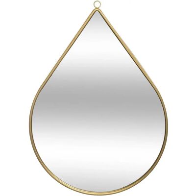 Specchio da Parete Atmosphera 169334 - Forma a goccia, Oro Specchio da Parete Atmosphera 169334 - Forma a goccia, Oro