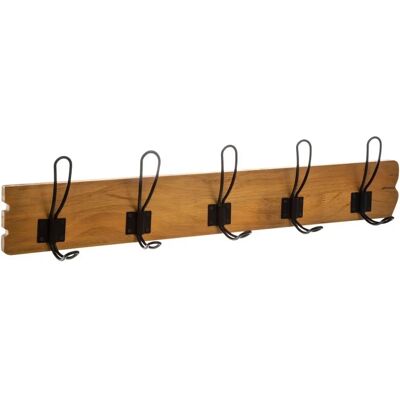 Appendiabiti da Parete Atmosphera - 5 Ganci Stile Scandinavo Marrone Appendiabiti da Parete Atmosphera - 5 Ganci Stile Scandinavo Marrone