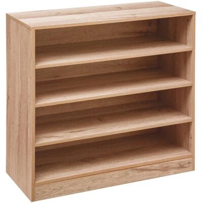 Zapatero x13 Efecto Madera Natural - 16 Compartimentos - Simply Smart Zapatero x13 Efecto Madera Natural - 16 Compartimentos - Simply Smart