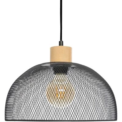 Lampa wisząca czarna ATMOSPHERA - 30cm - Wnętrza Nowoczesne Lampa wisząca czarna ATMOSPHERA - 30cm - Wnętrza Nowoczesne