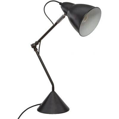 Atmosphera Aude Czarna Metalowa Lampka Biurkowa - Oświetlenie Biurka Atmosphera Aude Czarna Metalowa Lampka Biurkowa - Oświetlenie Biurka