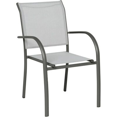 Chaise de jardin Hespéride - Empilable, Aluminium Epoxy, Texalina - Mobilier de jardin - Publicité Chaise de jardin Hespéride - Empilable, Aluminium Epoxy, Texalina - Mobilier de jardin - Publicité