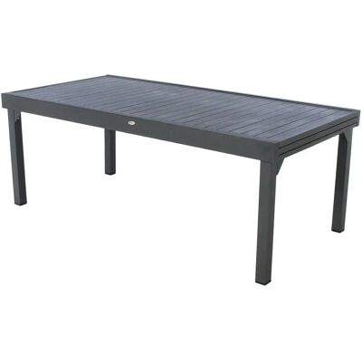 Table de jardin extensible Graphite - 12 places - Publicité Table de jardin extensible Graphite - 12 places - Publicité