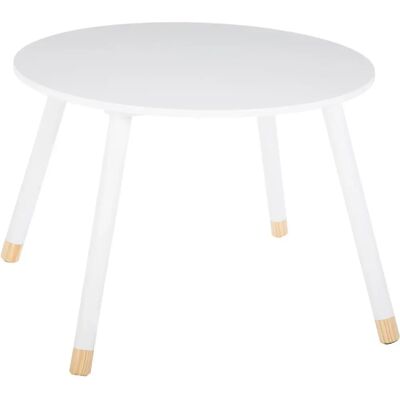 Table enfant Atmosphera - Ronde Blanche 60cm - Mobilier enfant Table enfant Atmosphera - Ronde Blanche 60cm - Mobilier enfant