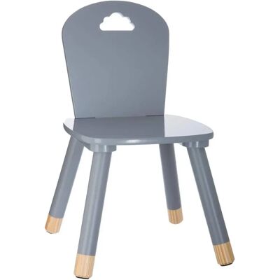 Chaise enfant Atmosphera "Douceur" Gris Modèle 127153C - Chaise pour enfants Chaise enfant Atmosphera "Douceur" Gris Modèle 127153C - Chaise pour enfants