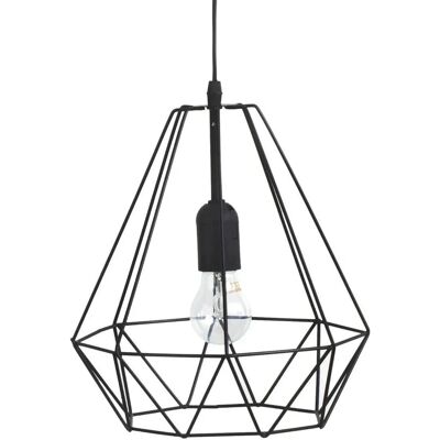 Lampada sospensione nera Atmosphera 25x28 cm Lampada sospensione nera Atmosphera 25x28 cm