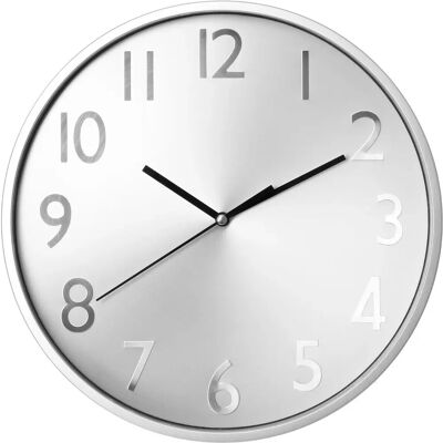 Atmosphera 141133 Wanduhr - minimalistisches Metall, lautlos, 30cm Atmosphera 141133 Wanduhr - minimalistisches Metall, lautlos, 30cm
