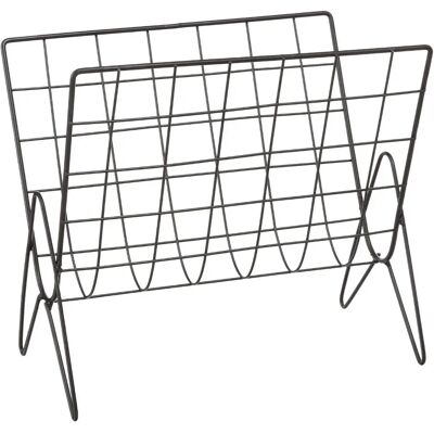 Atmosphera Modèle 140193 Porte-revues - Noir - Design Moderne en Métal - Publicité Atmosphera Modèle 140193 Porte-revues - Noir - Design Moderne en Métal - Publicité