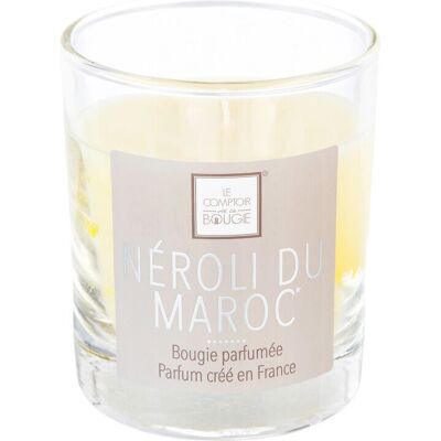 Bougie Neroli Atmosphera - 47h Allumage - Verre - Type de bougie - Publicité Bougie Neroli Atmosphera - 47h Allumage - Verre - Type de bougie - Publicité