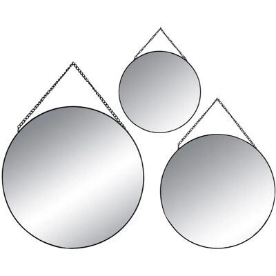 Ensemble de Miroirs Muraux Décoratifs Atmosphera Ensemble de Miroirs Muraux Décoratifs Atmosphera