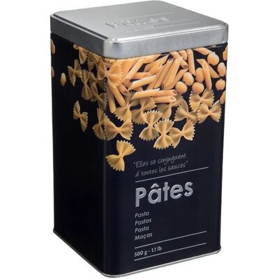 5FIVE Contenant à pâtes noir - 500g - Décor de cuisine moderne 5FIVE Contenant à pâtes noir - 500g - Décor de cuisine moderne