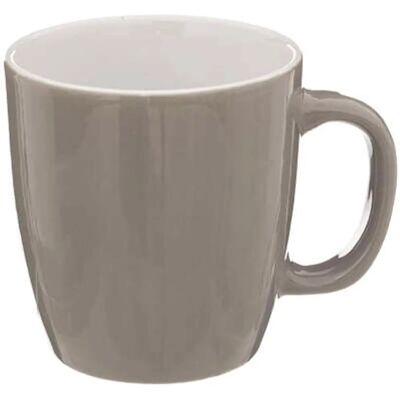 Mug en Porcelaine Grise - 180ml - Tasse Ronde - Publicité Mug en Porcelaine Grise - 180ml - Tasse Ronde - Publicité