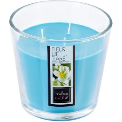 Atmosphera 123000I bougie en cire - Fleurs de Tiaré - 40h - Verre - Publicité Atmosphera 123000I bougie en cire - Fleurs de Tiaré - 40h - Verre - Publicité
