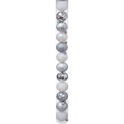 Palline di Natale Polar Souffle - Confezione da 12 - FEERIC LIGHTS & CHRISTMAS Palline di Natale Polar Souffle - Confezione da 12 - FEERIC LIGHTS & CHRISTMAS