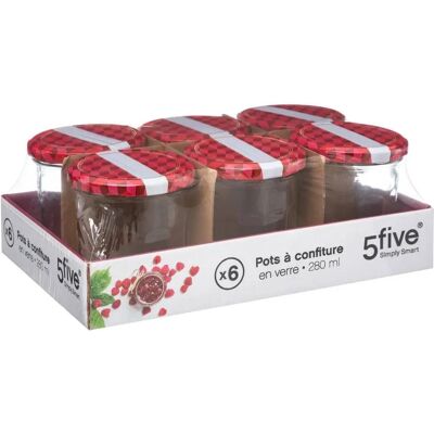 5five Einfach Intelligent Set aus 6 Gläsern - 280ml - Glas 5five Einfach Intelligent Set aus 6 Gläsern - 280ml - Glas
