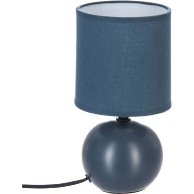 Lampada da tavolo in ceramica Timéo blu - 25cm - E27 40W - Atmosphera Lampada da tavolo in ceramica Timéo blu - 25cm - E27 40W - Atmosphera