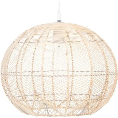 Lampe Suspendue en Ratan Atmosphera - Décor Boho Naturel - Publicité Lampe Suspendue en Ratan Atmosphera - Décor Boho Naturel - Publicité