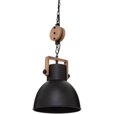 ATMOSPHERA Silas Lámpara Colgante - Metal Negro Industrial ATMOSPHERA Silas Lámpara Colgante - Metal Negro Industrial