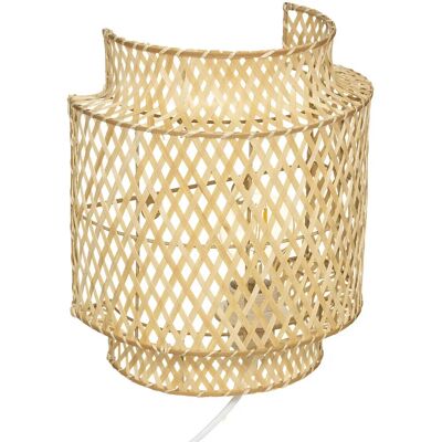 Oświetlenie ścienne Atmosphera - D.23 Beżowa Boho bambusowa lampa Oświetlenie ścienne Atmosphera - D.23 Beżowa Boho bambusowa lampa