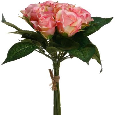 Plante Artificielle Rose Atmosphera - 24cm - Décor Romantique - Publicité Plante Artificielle Rose Atmosphera - 24cm - Décor Romantique - Publicité