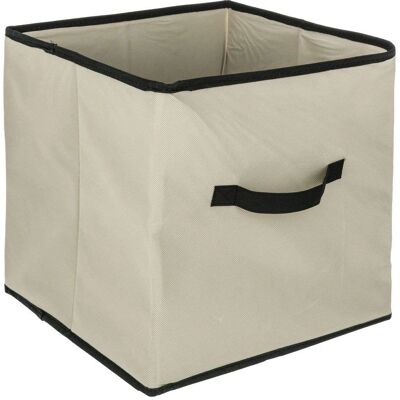 Panier de rangement FIVE - 31x31cm Beige - Organisateur moderne Panier de rangement FIVE - 31x31cm Beige - Organisateur moderne