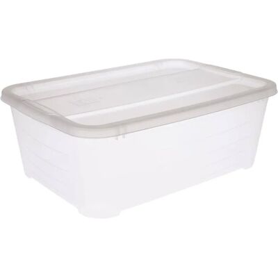 Scatola di Plastica Trasparente 11L 5FIVE - Stoccaggio & Bagno Scatola di Plastica Trasparente 11L 5FIVE - Stoccaggio & Bagno