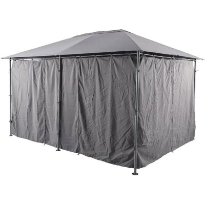 Tende da Esterno Grigie Impermeabili Santorini Hespéride - 4x3m Tende da Esterno Grigie Impermeabili Santorini Hespéride - 4x3m