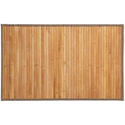 Tapis en Bambou Beige Atmosphera - Résistant et Élégant - Publicité Tapis en Bambou Beige Atmosphera - Résistant et Élégant - Publicité
