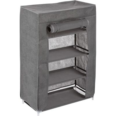 5FIVE X12 Armoire à Chaussures Gris Anthracite - Rangement à Chaussures - Publicité 5FIVE X12 Armoire à Chaussures Gris Anthracite - Rangement à Chaussures - Publicité