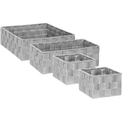 FIVE 4 Cesti Grigi - Cestino di Stoccaggio FIVE 4 Cesti Grigi - Cestino di Stoccaggio