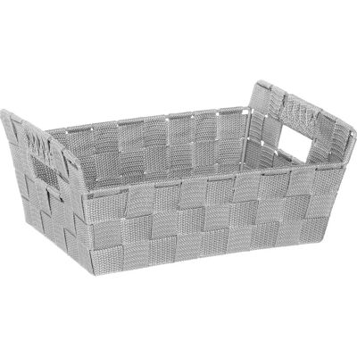 Cestino di stoccaggio grigio FIVE - Organizer per bagno - Cestino Cestino di stoccaggio grigio FIVE - Organizer per bagno - Cestino