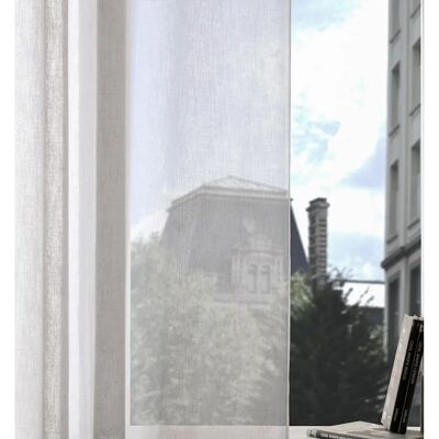 Atmosphera 131691Z Voilage blanc - 140x240 cm - Publicité Atmosphera 131691Z Voilage blanc - 140x240 cm - Publicité