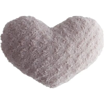 Coussin déco cœur rose bouclette Atmosphera - Intérieur - Publicité Coussin déco cœur rose bouclette Atmosphera - Intérieur - Publicité