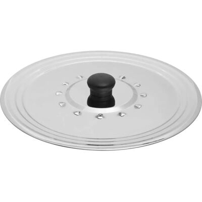 Coperchio in Acciaio Inox 30cm Secret de Gourmet - Anti-appannamento Coperchio in Acciaio Inox 30cm Secret de Gourmet - Anti-appannamento