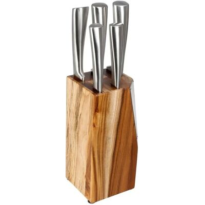 5five Messerset mit Holzständer - Messer-Set 5five Messerset mit Holzständer - Messer-Set