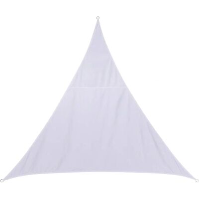 Vela de Sombra Triangular Blanca Hesperide 5x5x5m - Cubierta Moderna para Exterior Vela de Sombra Triangular Blanca Hesperide 5x5x5m - Cubierta Moderna para Exterior