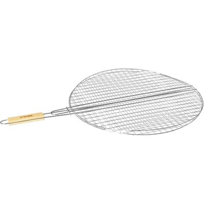 Neka Grille ronde double en acier inoxydable - Accessoire barbecue 50cm - Publicité Neka Grille ronde double en acier inoxydable - Accessoire barbecue 50cm - Publicité