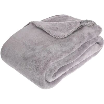 Atmosphera 120503B Decke - Microfaser Grau 180x230cm Atmosphera 120503B Decke - Microfaser Grau 180x230cm