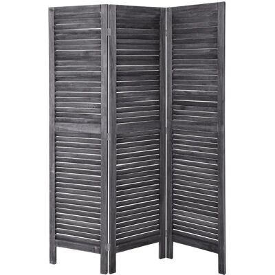 Paravento in legno grigio Atmosphera 109624 - Divisorio Paravento in legno grigio Atmosphera 109624 - Divisorio