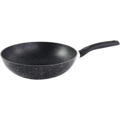 Secret de Gourmet Schwarz Gusseisen Wok - 28cm - Wokpfanne Secret de Gourmet Schwarz Gusseisen Wok - 28cm - Wokpfanne