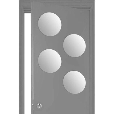 Set di 4 specchi rotondi adesivi Atmosphera Créateur d'intérieur Set di 4 specchi rotondi adesivi Atmosphera Créateur d'intérieur
