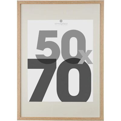 Cadre photo Atmosphera 121161C - Blanc 50x70cm Cadre photo Atmosphera 121161C - Blanc 50x70cm