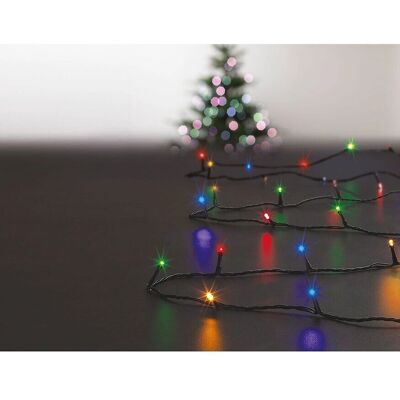 Ghirlanda di Natale Multicolore 48LED per Esterni - A Batterie Ghirlanda di Natale Multicolore 48LED per Esterni - A Batterie