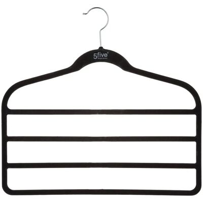 5five Schwarze Nylon ABS Hosenbügel - 44,8x41,5cm 5five Schwarze Nylon ABS Hosenbügel - 44,8x41,5cm
