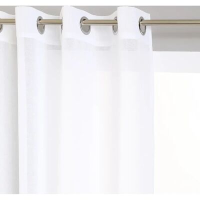 Atmosphera 120943Z rideau - Bianco - Polyester léger et durable - Publicité Atmosphera 120943Z rideau - Bianco - Polyester léger et durable - Publicité