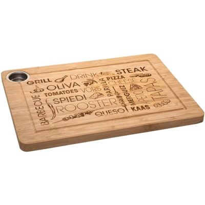 FIVE Bamboo Cutting Board - Rectangular - 38x28cm - Kitchen & Bathroom Accessory FIVE Bamboo Cutting Board - Rectangular - 38x28cm - Kitchen & Bathroom Accessory