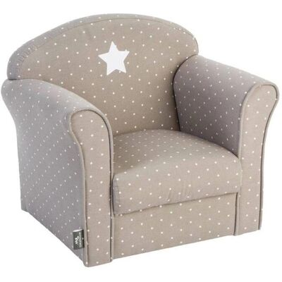 Atmosphera Klassieke Kinderfauteuil - Taupe - Comfort & Decor Atmosphera Klassieke Kinderfauteuil - Taupe - Comfort & Decor