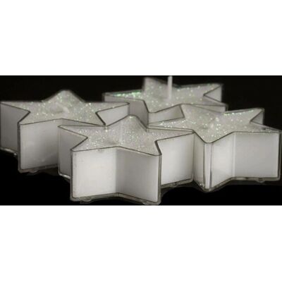 Riscaldatore candela bianca Feeric Lights & Christmas - Brillo stella - 4 pezzi Riscaldatore candela bianca Feeric Lights & Christmas - Brillo stella - 4 pezzi